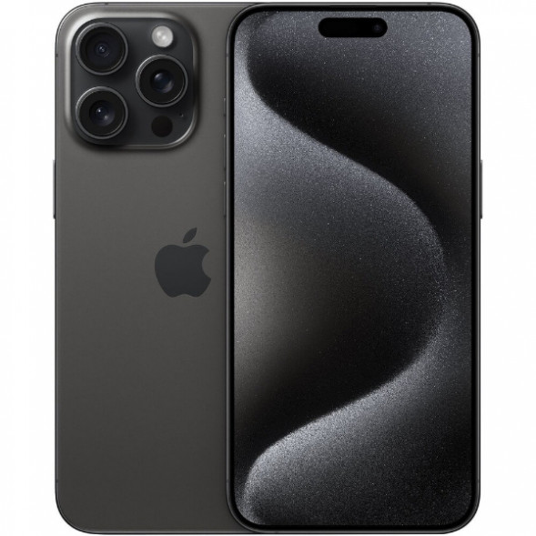 Смартфон Apple iPhone 15 Pro Max 256 ГБ, Dual: nano SIM + eSIM, черный титан в Чите