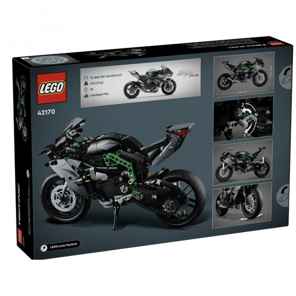 Конструктор LEGO Technic 42170 Мотоцикл Kawasaki Ninja H2R в Чите