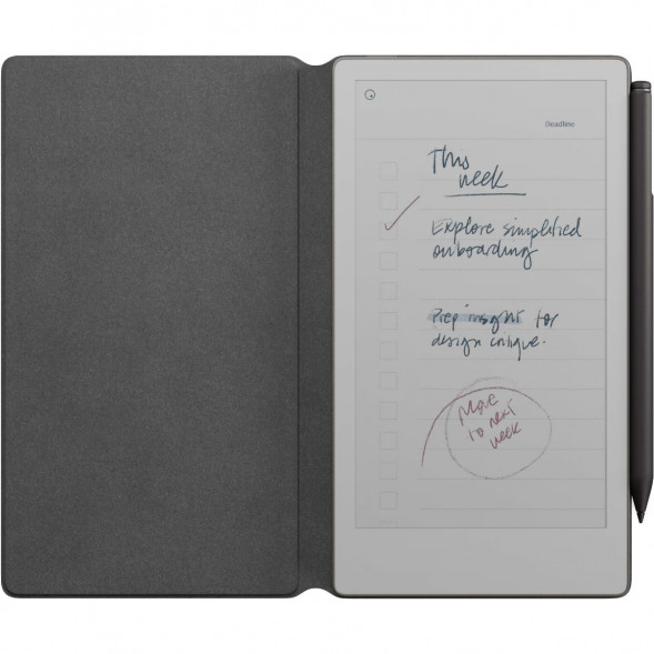 Графический планшет reMarkable Paper Pro Move + Стилус MarkerPlus + Чехол BookFolio Premium Leather, Black в Чите