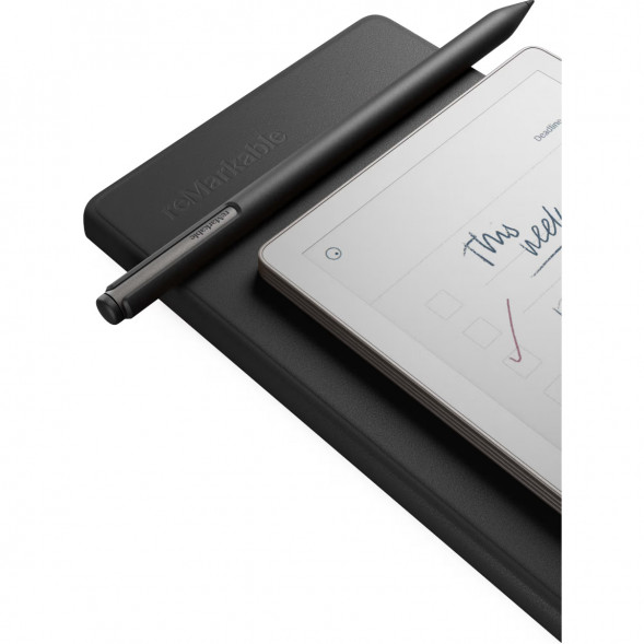Графический планшет reMarkable Paper Pro Move + Стилус MarkerPlus + Чехол BookFolio Premium Leather, Black в Чите