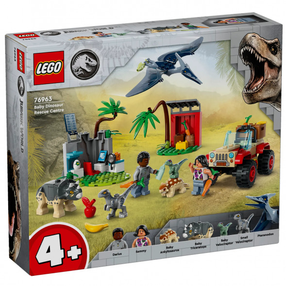 Конструктор LEGO Jurassic World 76963 Центр спасения детенышей динозавров в Чите