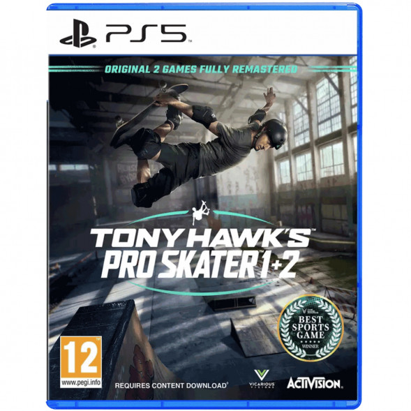 Игра Tony Hawk&amp;#039;s Pro Skater 1+2 [PS5, английская версия] в Чите