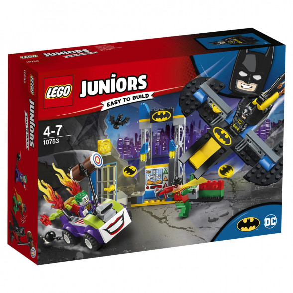 Конструктор LEGO Juniors 10753 Нападение Джокера на Бэтпещеру в Чите