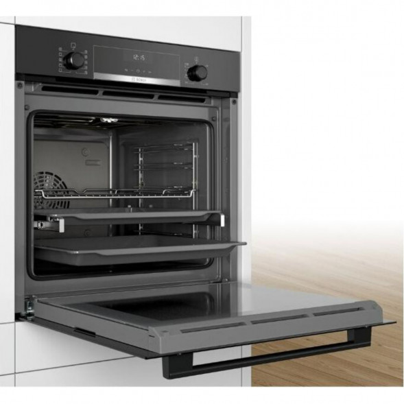 Духовой электрический шкаф Bosch HBG5370B0, черный в Чите