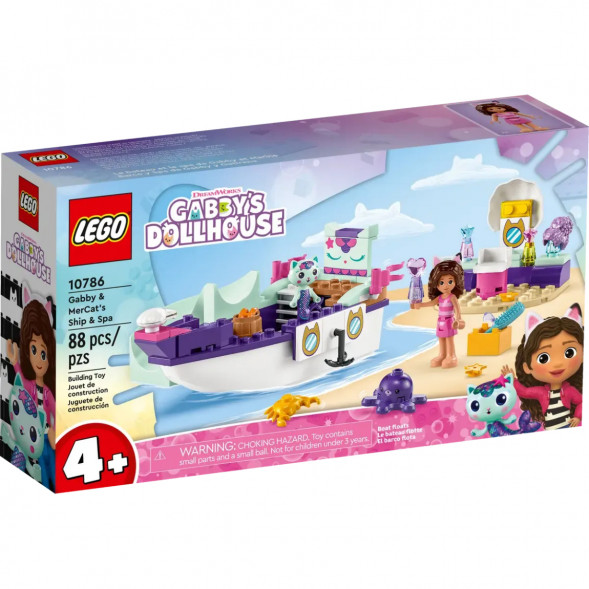 Конструктор LEGO Gabby&amp;#039;s Dollhouse 10786 Корабль и спа Габби и МерКэта в Чите