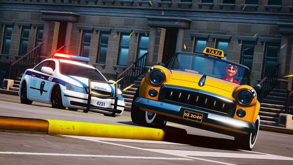 Игра Taxi Chaos [Nintendo Switch, русские субтитры] в Чите