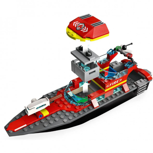 Конструктор LEGO City 60373 &amp;quot;Пожарно-спасательная лодка&amp;quot;, 144 деталей в Чите