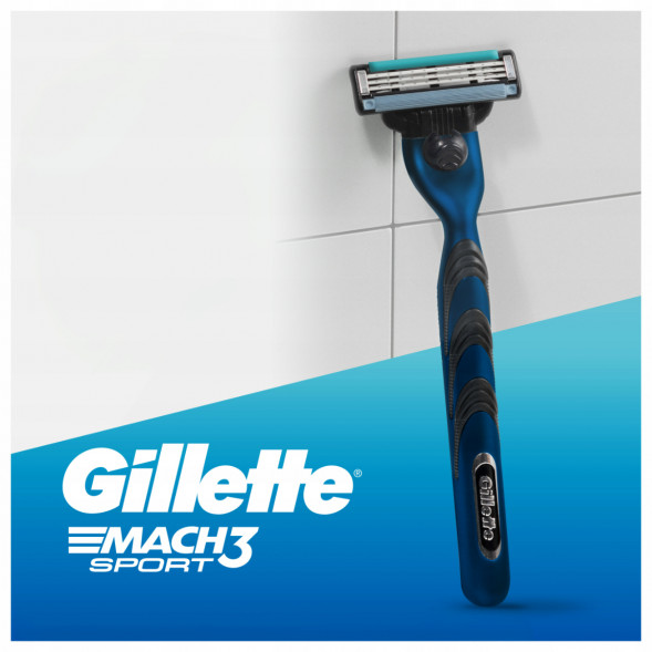 Лезвия для бритвы Gillette Mach3 Sport, 15 шт. в Чите