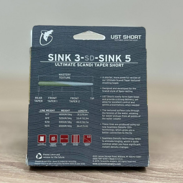 Рыболовная леска Scientific Anglers UST Short St-9/10-S3/S5 Sink 3-CD-Sink 5 125420 в Чите