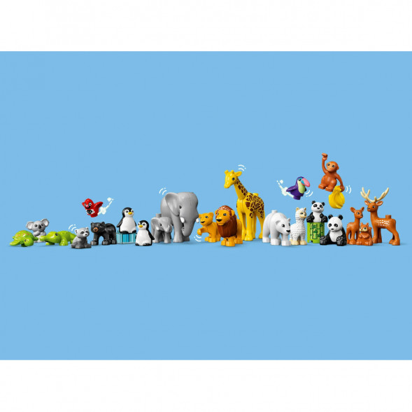 Конструктор LEGO DUPLO 10975 Дикие животные мира в Чите