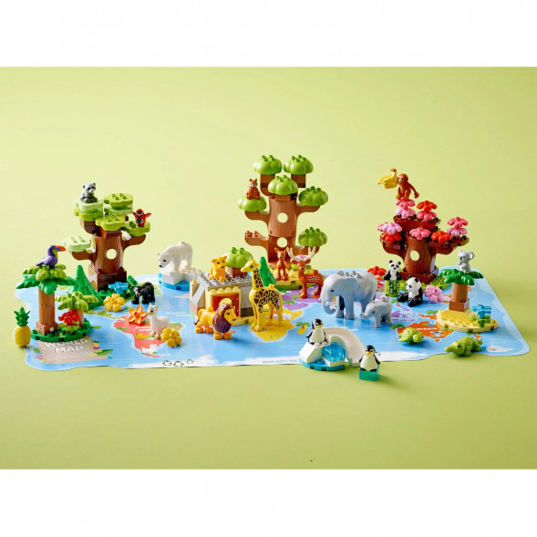 Конструктор LEGO DUPLO 10975 Дикие животные мира в Чите
