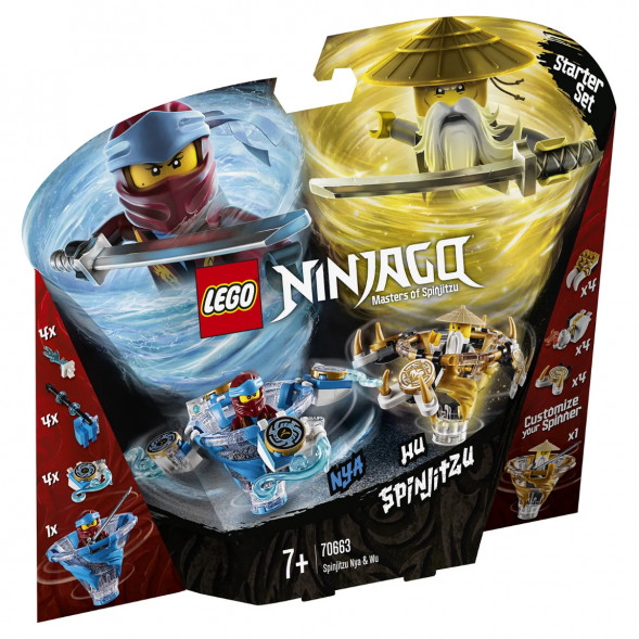 Конструктор LEGO Ninjago 70663 Ния и Ву: мастера Кружитцу в Чите
