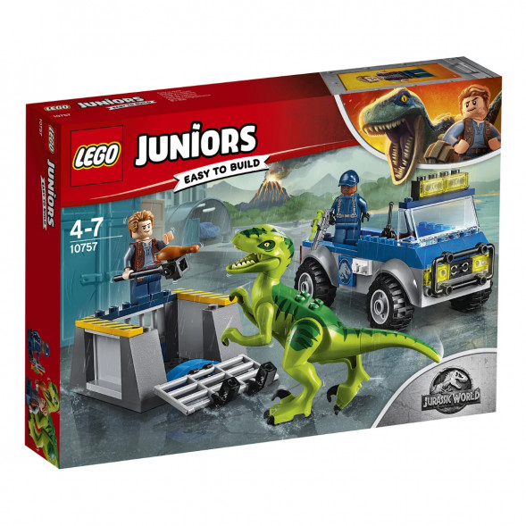 Конструктор LEGO Juniors 10757 Грузовик спасателей для перевозки раптора в Чите