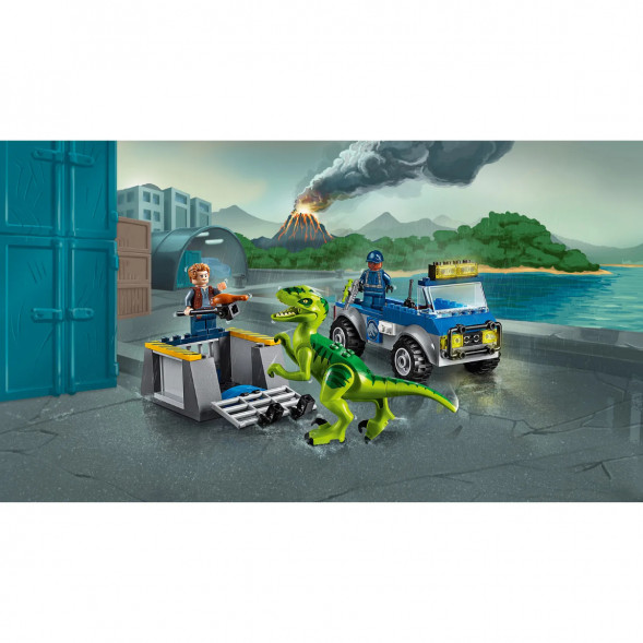 Конструктор LEGO Juniors 10757 Грузовик спасателей для перевозки раптора в Чите