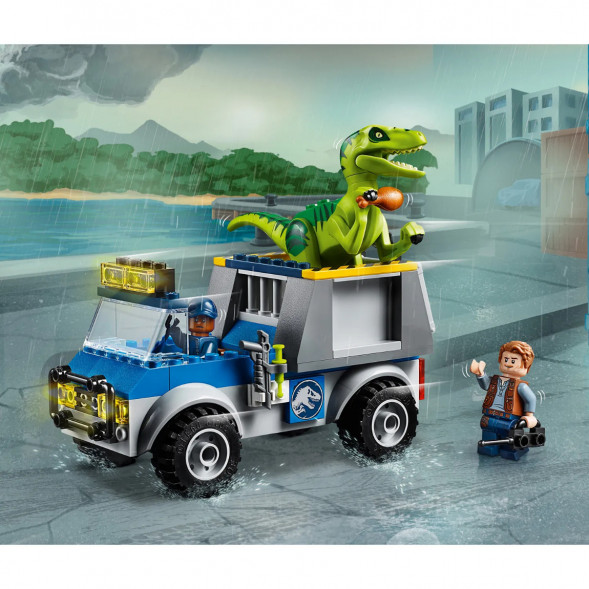 Конструктор LEGO Juniors 10757 Грузовик спасателей для перевозки раптора в Чите